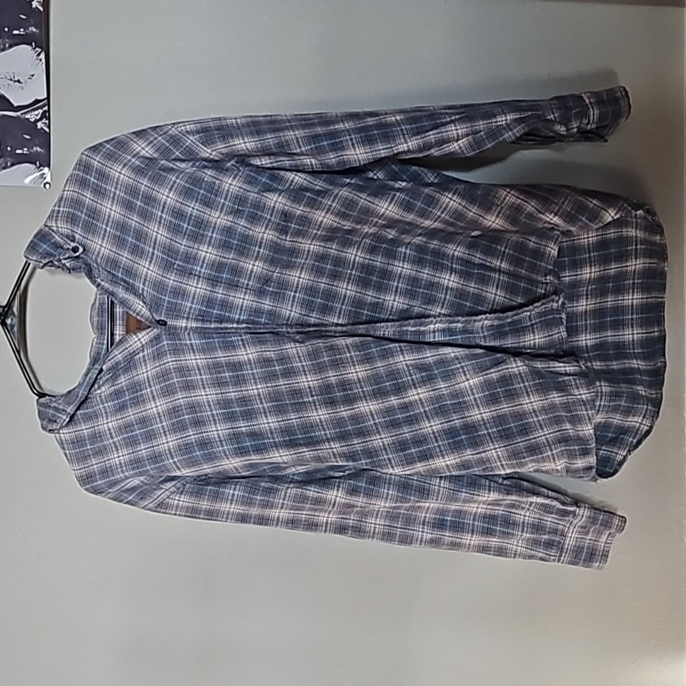 St. Johns Bay blue and white button up